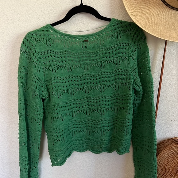 ONEILL GREEN KNIT LONGSLEEVE - Picture 3 of 4